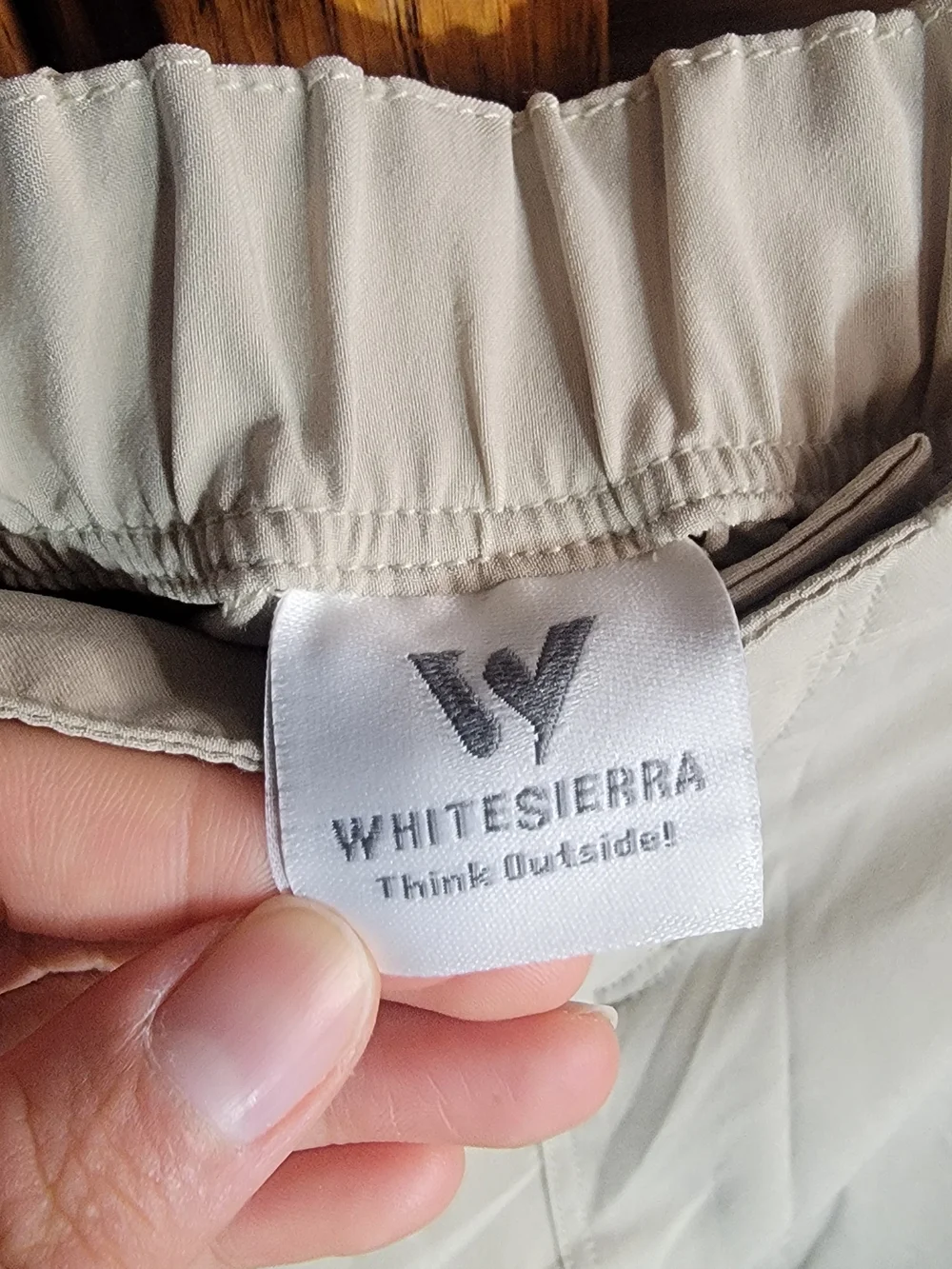 White Sierra Beige Women's Skort with Side Pockets Size Small